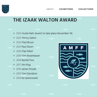 The Izaak Walton Award American Museum of Fly Fishing