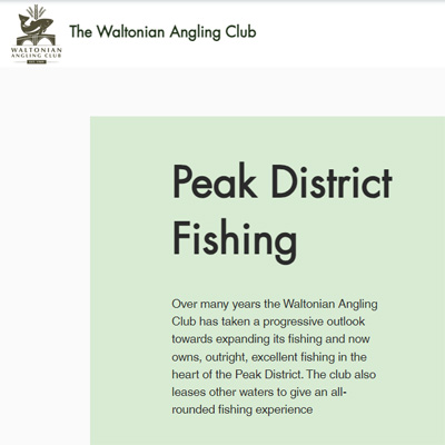 The Waltonian Angling Club S. Yorks / N. Derbys