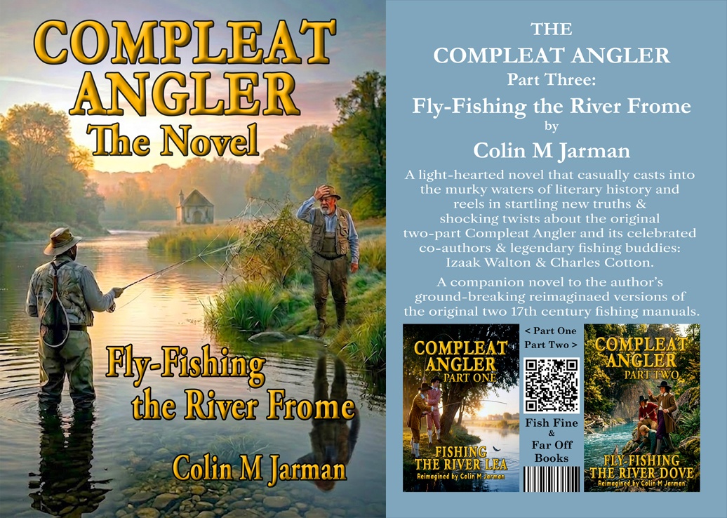 Compleat Angler Novel Cover Fly-Fishing the Frome Colin M Jarman Walton Cotton