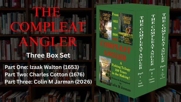 The-Compleat-Angler-Parts-one-two-three-book-novel-tablet-phone-Box-Set-Walton-Cotton-Colin-M-Jarman