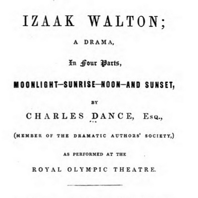 Izaak-Walton-Charles-Dance-1839-Play-Compleat-Angler