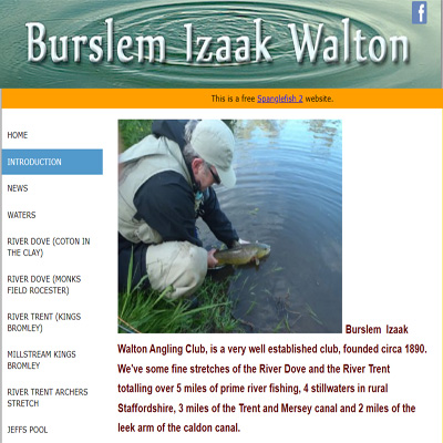 Burslem Izaak Walton Angling Club Stoke-on-Trent, Derbys.