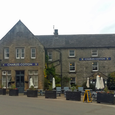 The Charles Cotton Hotel in Hartington, Derbys, UK